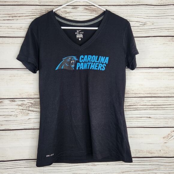 Nike Carolina Panthers Dri Fit Shirt Size Medium Fall Football - Picture 2 of 5